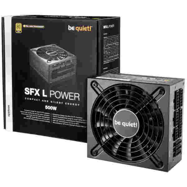 Napajalnik - 500W Be Quiet! SFX L Power 80Plus Gold (BN238) - polno mudularni - slika 2