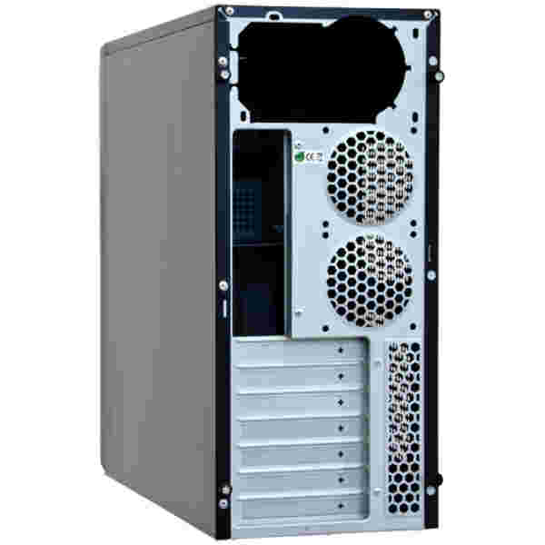 Ohišje Chieftec LG-01B-OP  MidiATX - črna - slika 2