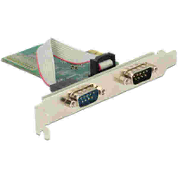 Kontroler PCI-Express => 2x serijski COM port RS232  9pin Delock - slika 3