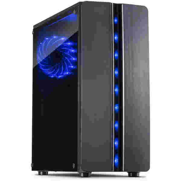 Ohišje Inter-Tech Thunder MidiATX - črna - slika 4