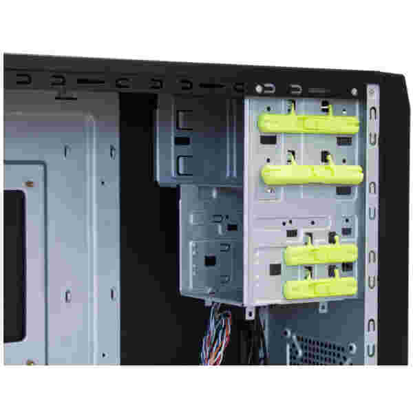 Ohišje Chieftec LG-01B-OP  MidiATX - črna - slika 3