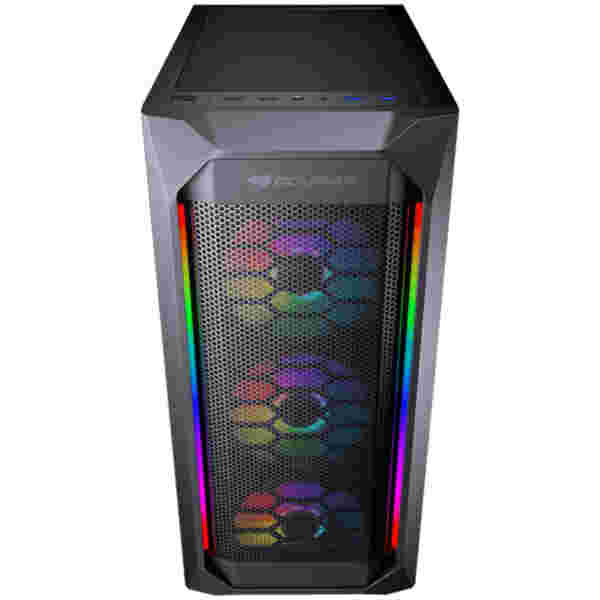 Ohišje Cougar MX410 Mesh-G RGB MidiATX - črna RGB - slika 3