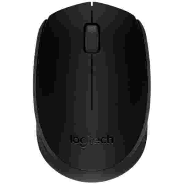 Miš Logitech brezžična optična za notesnike B170 siva (910-004798)