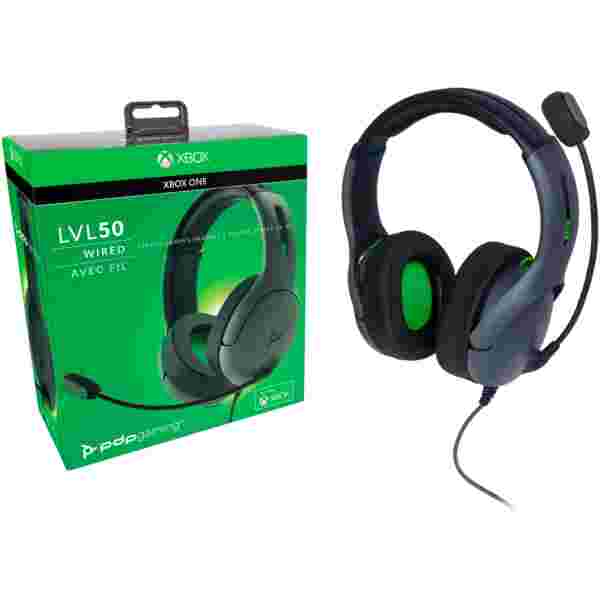 Slušalke PDP LVL50 Chat Headset za XBOX One sive barve - slika 3