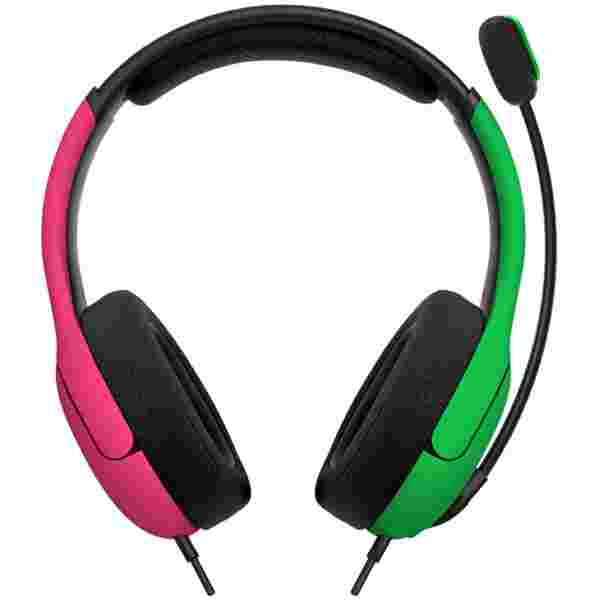 Slušalke PDP LVL40 Chat Stereo Headset za NINTENDO SWITCH roza zelene barve - slika 4