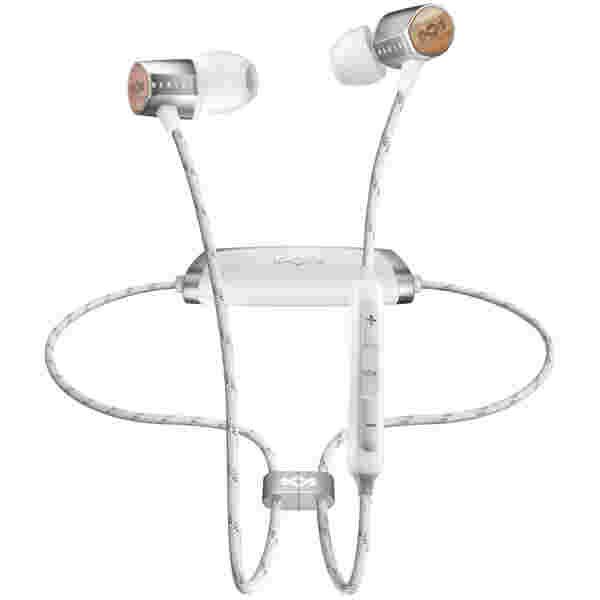 House of Marley Uplift Bluetooth ušesne slušalke - srebrne barve - slika 2
