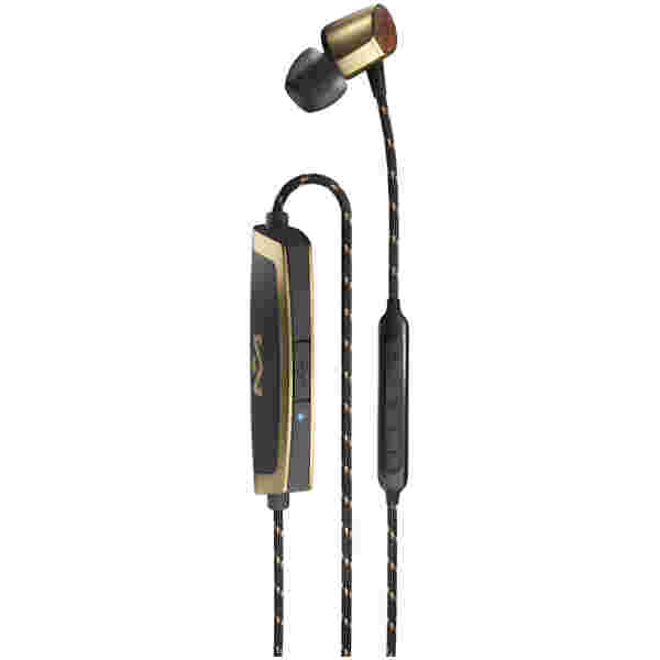 House of Marley Uplift Bluetooth ušesne slušalke - medenina barve - slika 3