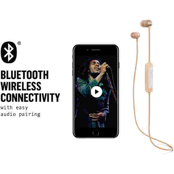 House of Marley Smile Jamaica Wireless 2 brezžične ušesne slušalke - copper - slika 3