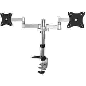 Nosilec namizni Icy Box za monitor dvojni 17"-27" do 2x 8kg (IB-MS404-T)