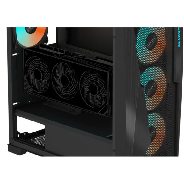 Ohišje GigaByte C301 GLASS V2 ATX - črna RGB - slika 2