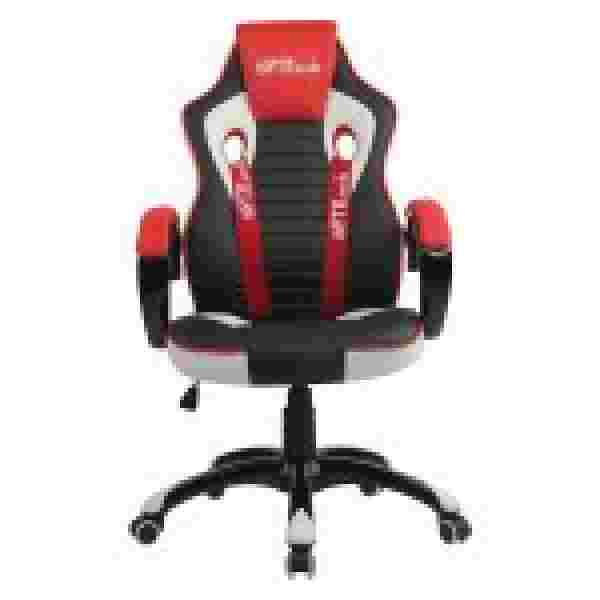 Gaming stol Bytezone Racer PRO (črno-siv-rdeč) - slika 2