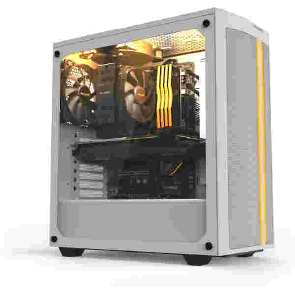 Ohišje Bequiet Pure Base 500 MidiATX - bela RGB - slika 4