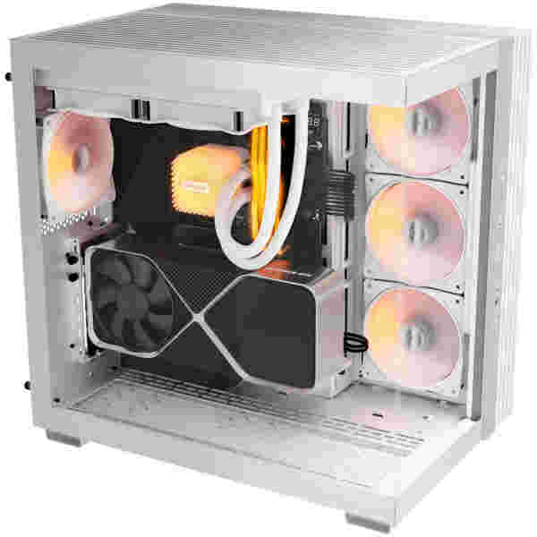 Ohišje Bequiet Light Base 600 LX MidiATX - bela RGB - slika 2