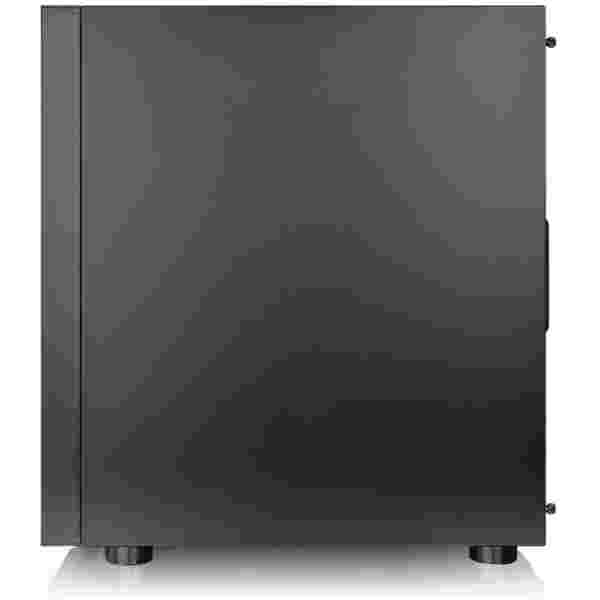 Ohišje Thermaltake H100 TG MidiATX - črna - slika 4