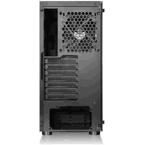 Ohišje Thermaltake H100 TG MidiATX - črna - slika 2