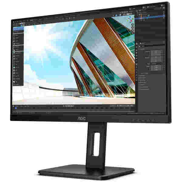 Monitor AOC 68,6 cm (27,0") U27P2 3840x2160 IPS 4ms 2xHDMI DisplayPort 4xUSB3.0 Pivot Zvočniki  3H sRGB81% - slika 5