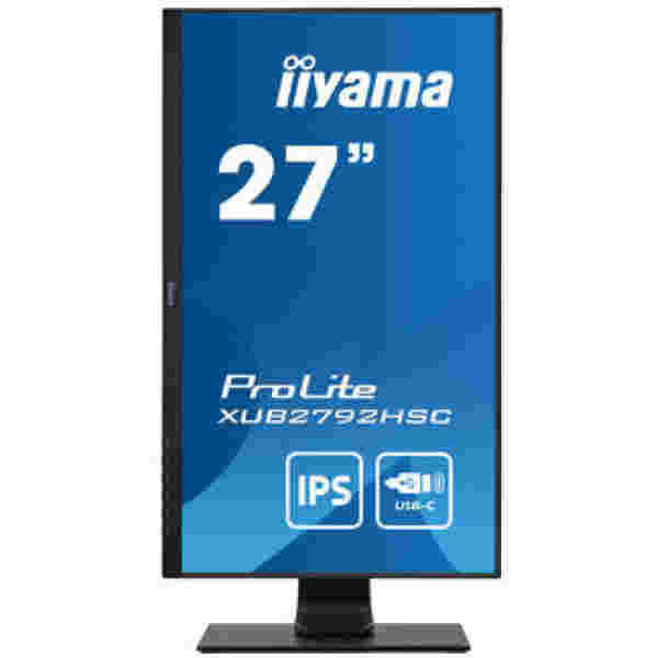 Monitor Iiyama 68,6 cm (27,0") XUB2792HSC-B1 1920x1080 75Hz IPS 4ms HDMI DisplayPort USB-C 65W 2xUSB3.0 Zvočniki  sRGB99% - slika 5