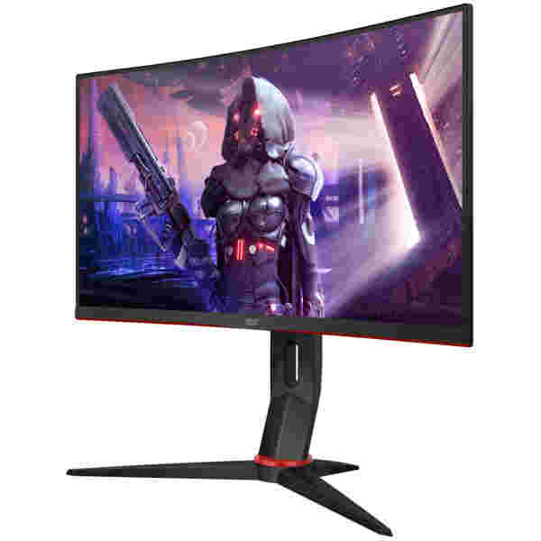Monitor AOC 60,5 cm (23,8") C24G2U 1920x1080 Curved Gaming 165Hz VA 4ms VGA 2xHDMI DisplayPort 4xUSB3.0 Pivot Zvočniki  FreeSync - slika 5