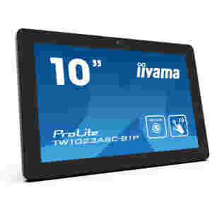 Računalnik AIO All-In-One Iiyama 25,5 cm (10,1") TW1023ASC 16:10 M-Touch kapacitivni IPS 7H RK3288 2GB-DDR 16GB eMMC BT WLAN HDMI zvočniki Android8.1 (brez GMS) 10 točkovni