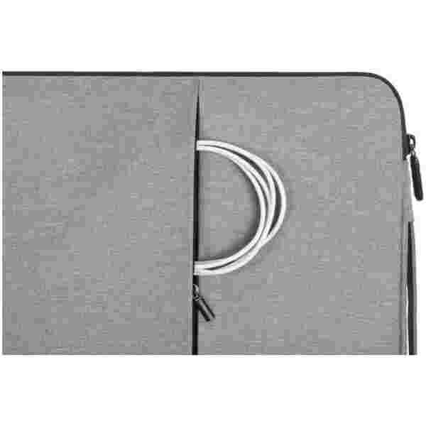Ovitek za notesnik 41,6 cm (16″) Gecko Universal Eco Laptop Sleeve siva (ULS15C2) - slika 3