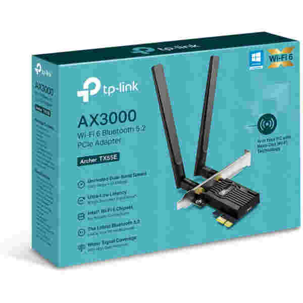 Mrežni adapter PCIe TP-Link Archer TX55E AX3000 (Archer TX55E) - slika 4