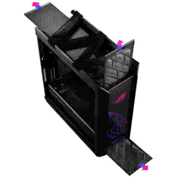 Ohišje Asus ROG Strix Helios GX601 ATX - črna RGB - slika 4