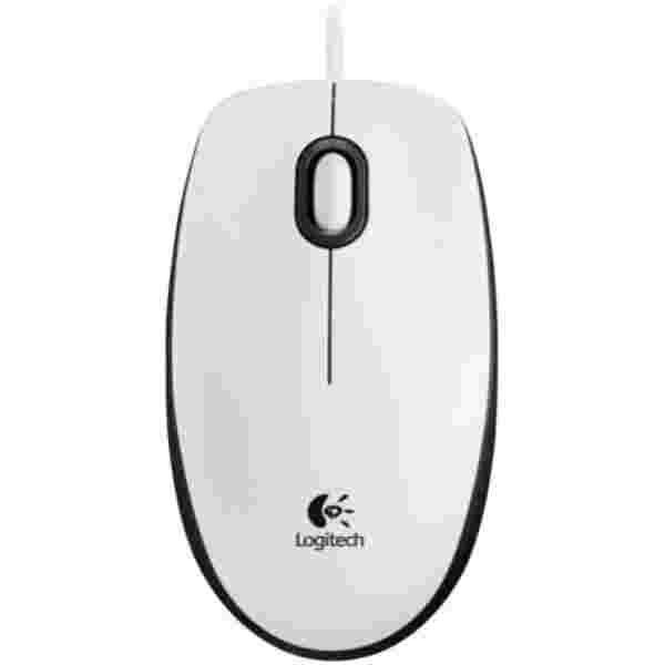 Miš Logitech USB M100 bela 1000DPI (910-006764)