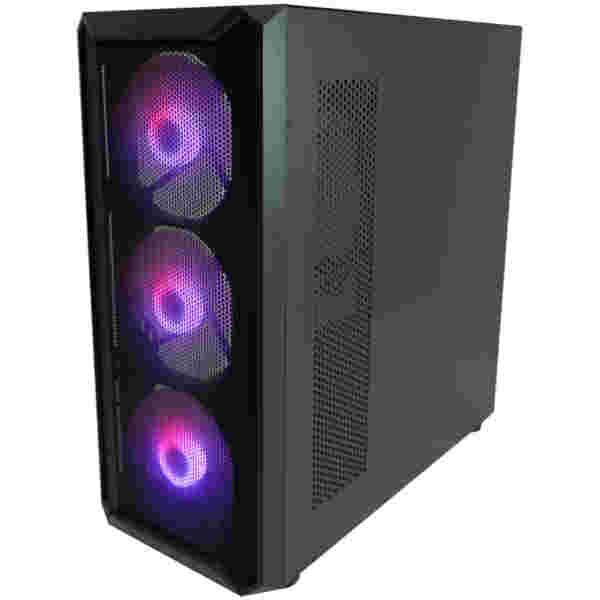 Ohišje LC Power Gaming 804B Obsession X MidiATX - črna RGB - slika 3