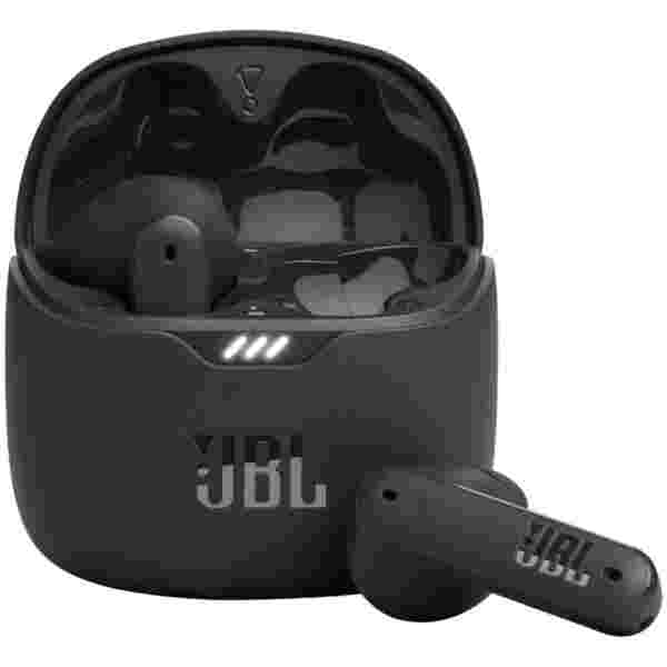 Slušalke brezžične ušesne Bluetooth stereo JBL Tune FLEX TWS z mikrofonom - črne
