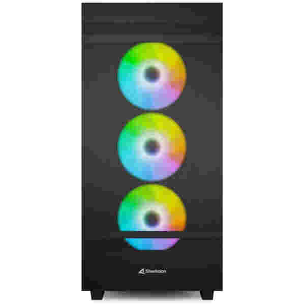 Ohišje Sharkoon REBEL C50 ATX - črna RGB - slika 2