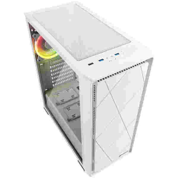 Ohišje Sharkoon VS8 ATX - bela RGB - slika 3