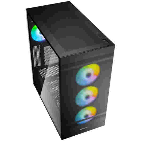 Ohišje Sharkoon REBEL C50 ATX - črna RGB - slika 3