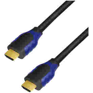KABEL HDMI/HDMI M/M  1,0m LogiLink pozlačeni kontakti V2,0  4K/60Hz (CH0061) EOLS-P