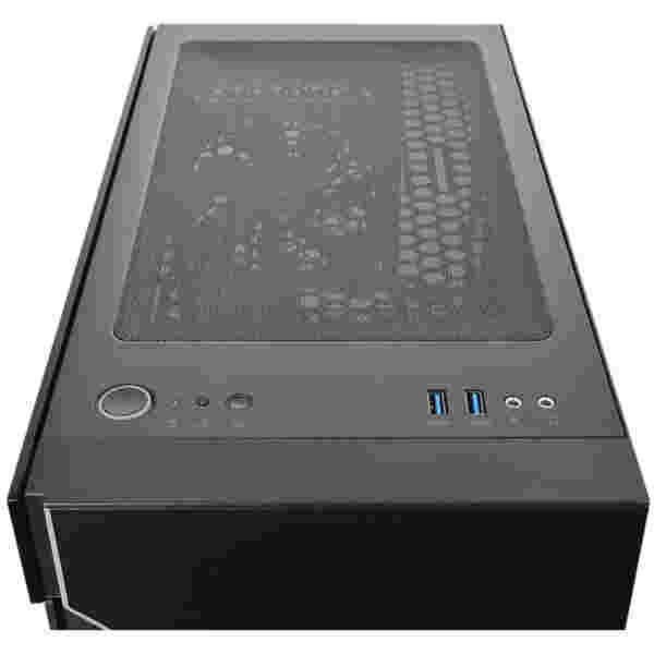 Ohišje Thermaltake  H200 TG MidiATX - črna RGB - slika 4