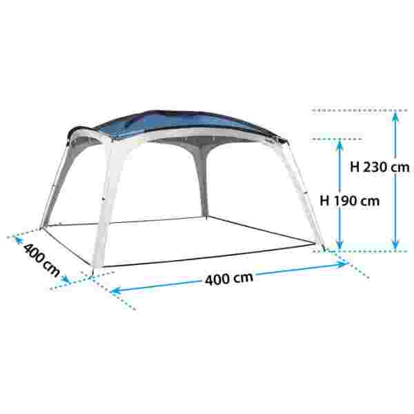 BRUNNER paviljon Medusa II 0102030N.C30 400x400 cm moder - slika 5