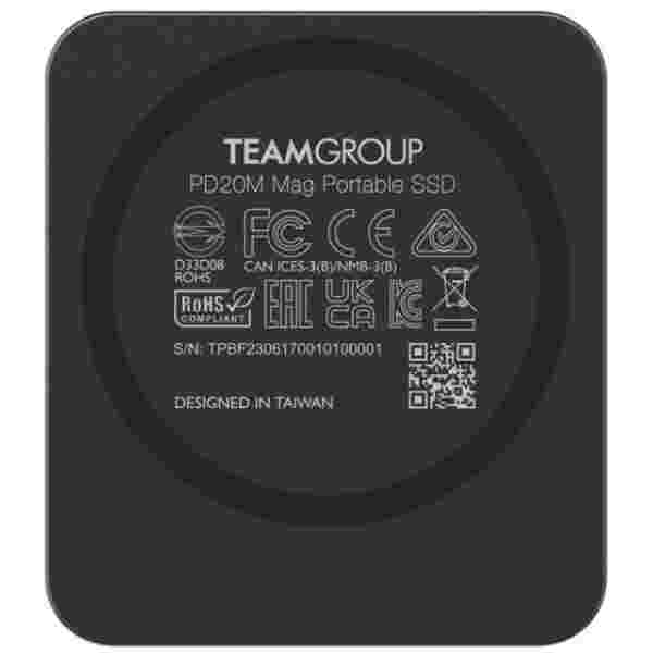 Teamgroup 2TB PD20M 2000MB/s Mag Prenosni SSD disk - Siva - slika 2