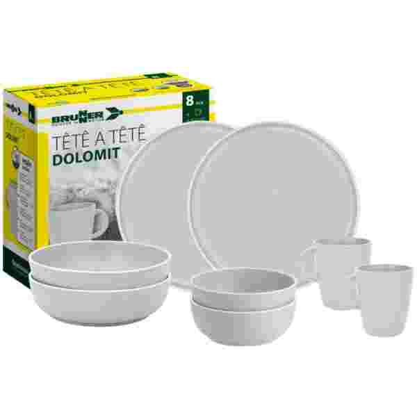 BRUNNER Komplet 8 Tête-à-Tête Dolomit bel - slika 2