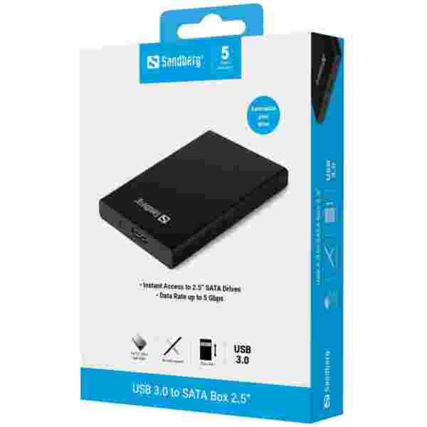 Sandberg USB 3.0 to SATA Box 2.5'' - slika 2