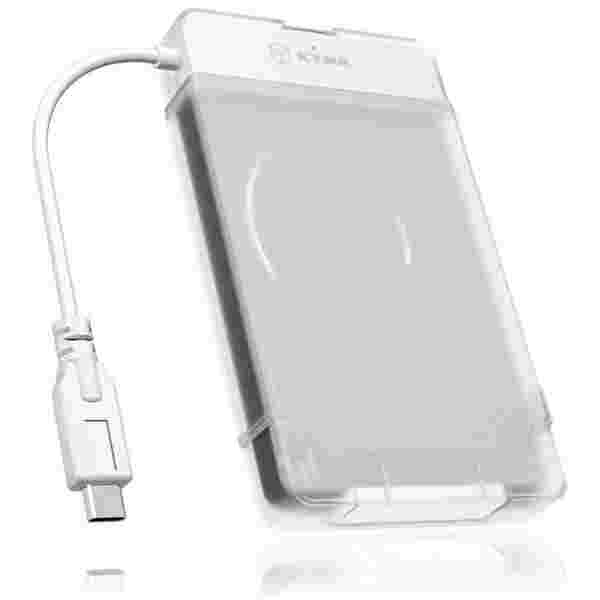 IcyBox IB-AC703-C USB-C 3.2 transparentno ohišje za 2