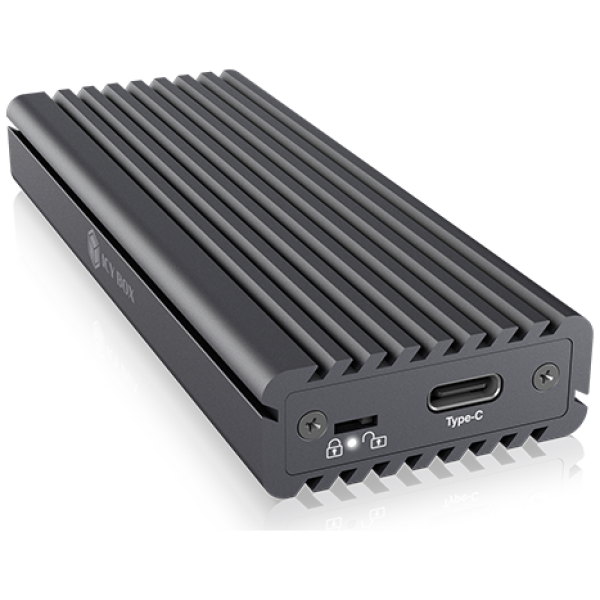 IcyBox IB-1817MC-C31 USB-C 3.1 ohišje za M.2 NVMe in SATA SSD ter zaščito pred pisanjem - slika 3