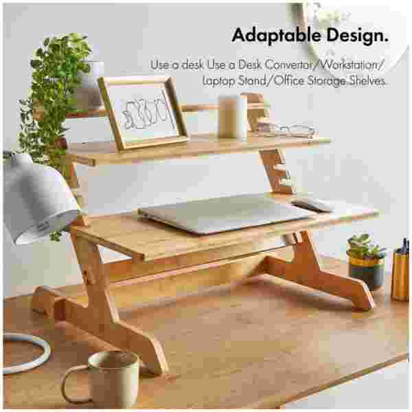 VonHaus Sit-Stand mizica iz bambusa - slika 4