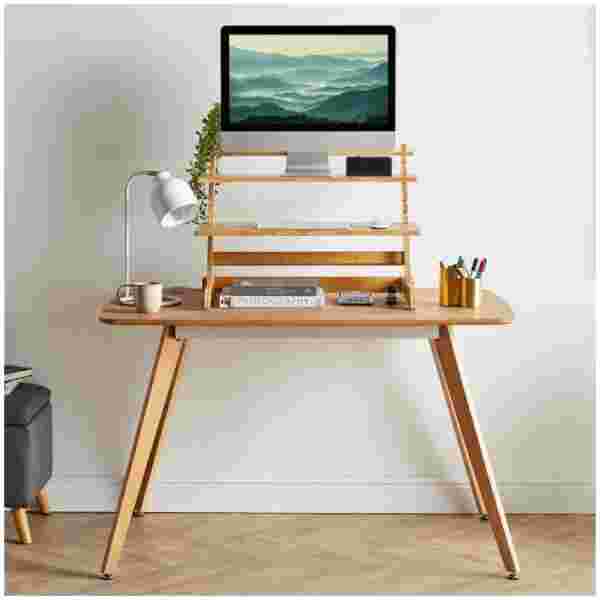 VonHaus Sit-Stand mizica iz bambusa - slika 3
