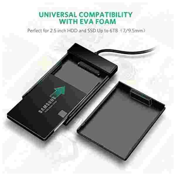 Ugreen 2.5 USB 3.0 na SATA HDD ohišje - box - slika 2