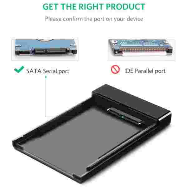 Ugreen 2.5 USB 3.0 na SATA HDD ohišje - box - slika 4