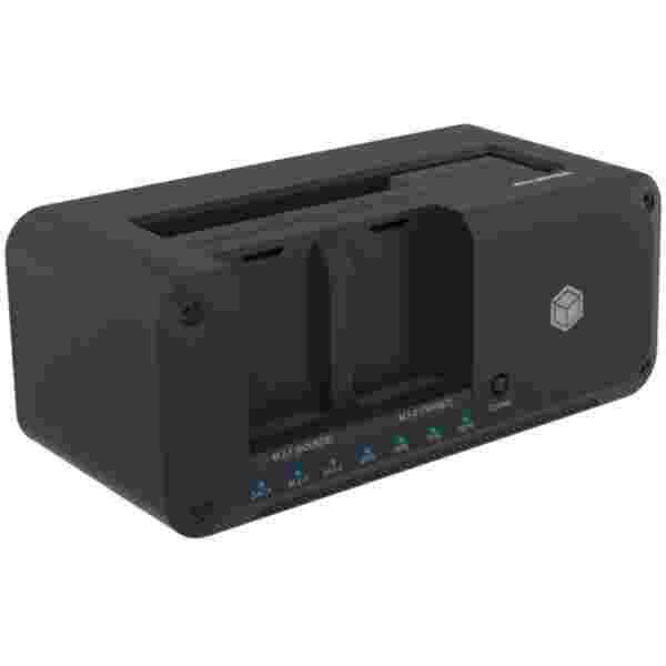 IcyBox IB-2924MSCL-C31 priklopna in klonirna postaja za M.2 NVMe SSD & 2