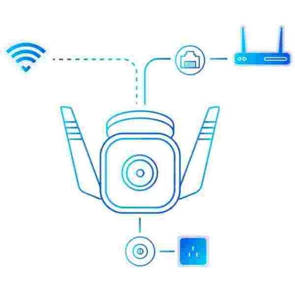 TP-link zunanja wi-fi varnostna kamera Tapo C310