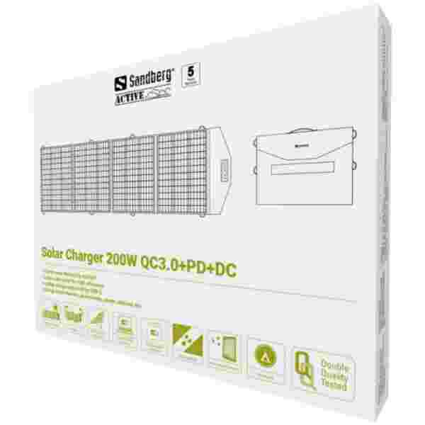 Sandberg Solarni polnilec 200W QC3.0+PD+DC - slika 4