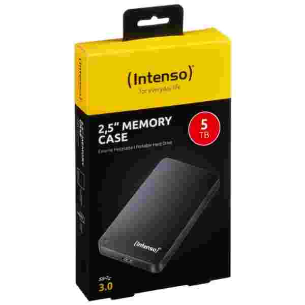 Intenso zunanji disk 5TB 2,5 Memory Case USB 3.0 - Črn - slika 3