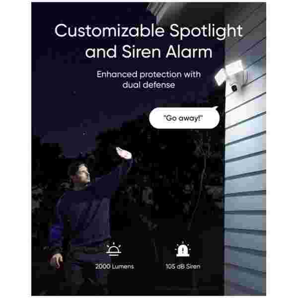 Anker Eufy Security Floodlight E30, Wi-Fi zunanja brezžična kamera - slika 5