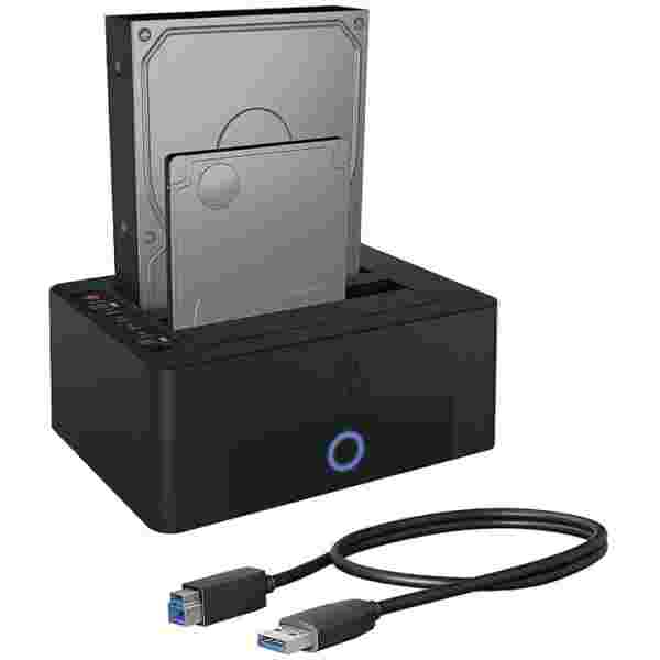 Icybox IB-1232CL-U3 docking & clone postaja za 2,5 in 3 - slika 3